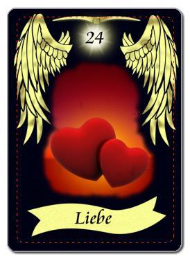 Lenormand Kartendeck Golden Angel Liebe Love Partnerschaft Herz